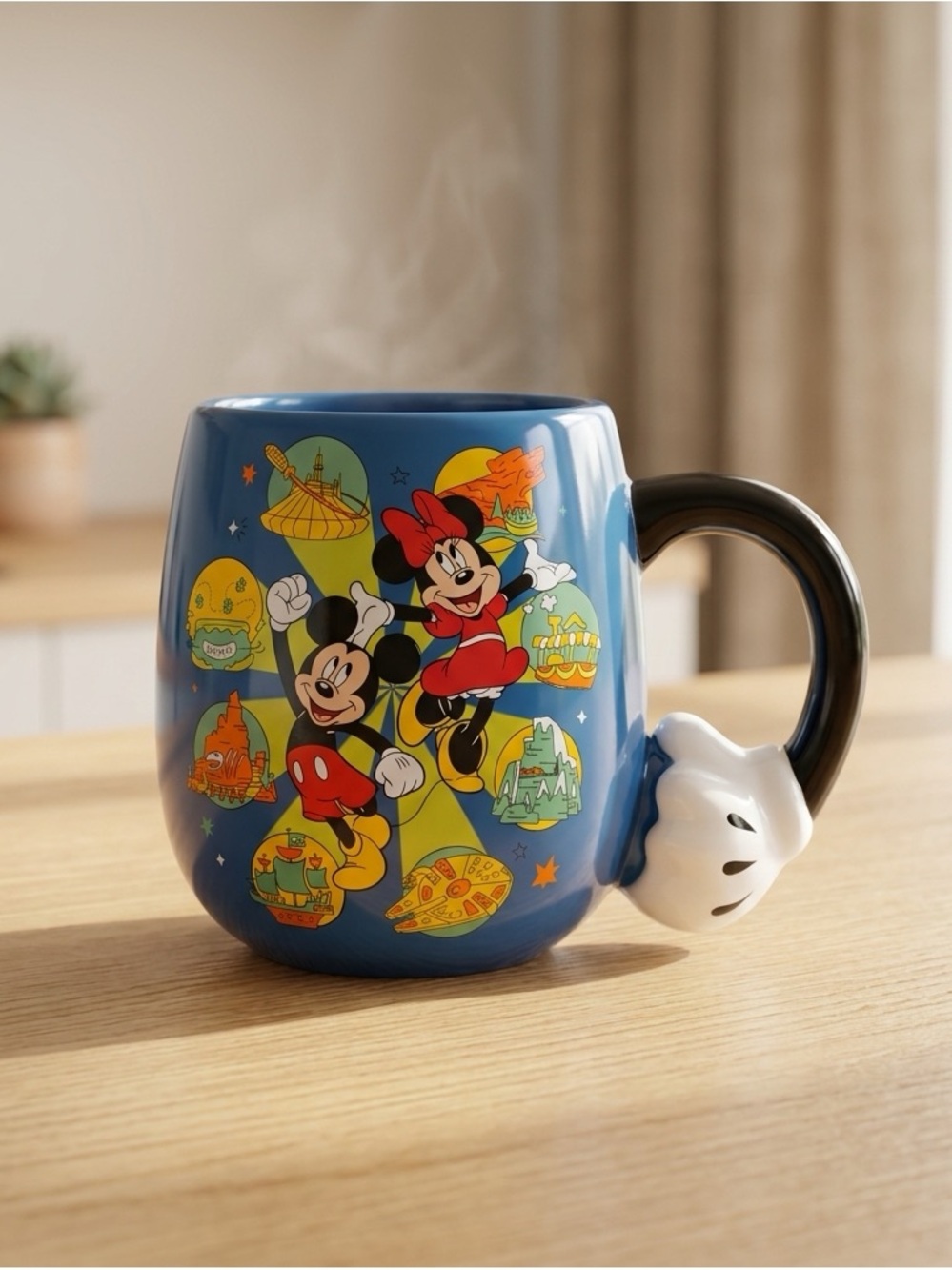 NWT Disneyland Resort Coffee Mug ~ Play in the Park Mickey & Minnie